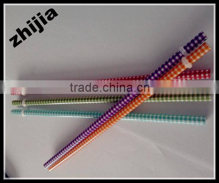 2015 hot selling plastric acrylic straws