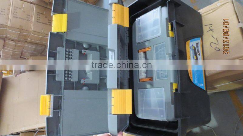 Large hardware tools box plastic high quality tool box useful hardware tools box