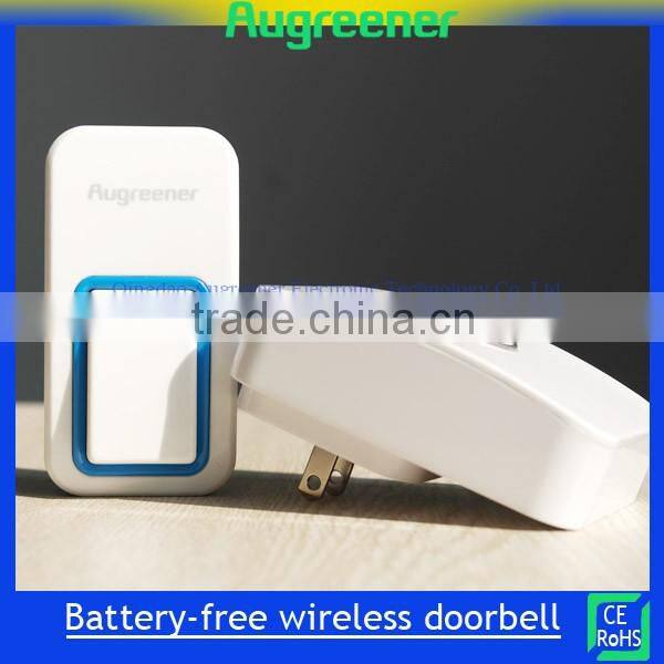 innovate of batteryless&wireless doorbell used to waterproof US Plug in Qingdao AG101N