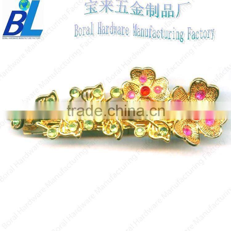 Metal bird shape cute hair accessories for little girls