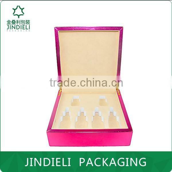 beauty women leather cosmetic gift set box