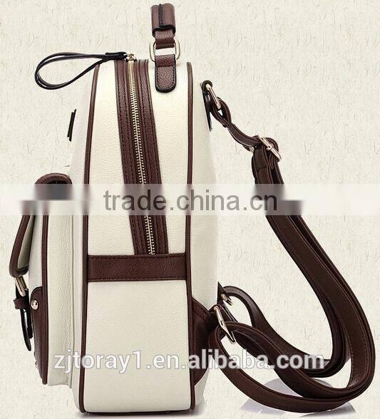High Quality Wholesale Girls Leather School Bag
