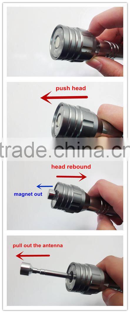 Onlystar GS-8038 aluminum 6 led pick up magnetic flexible led flashlight
