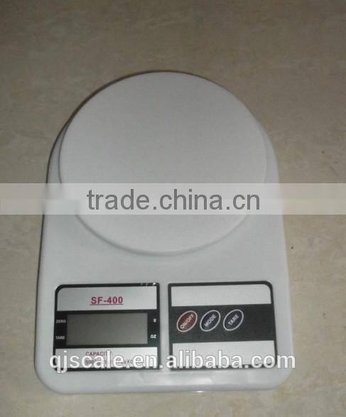 AA battery wall mounted kitchen scale