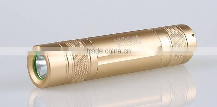 Supfire mini gift led flashlight with 3 colors