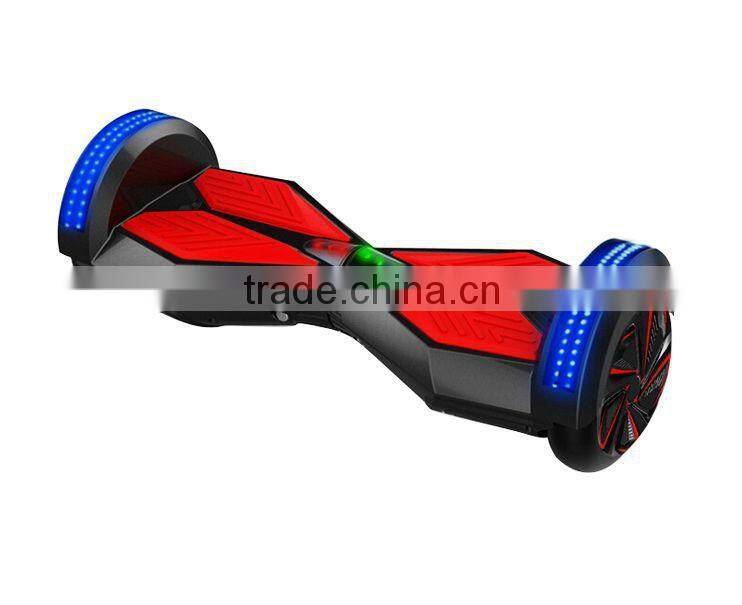8 inch self balancing electric scooter 2 wheel smart scooter bluetooth speaker 2015 facory price