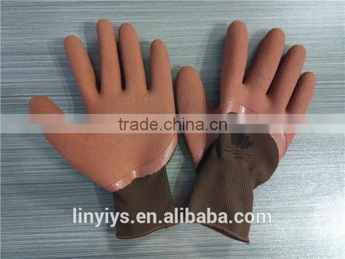 13 gauge anti slip foam latex coated work glove