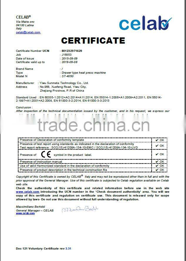 Hydraulic New Digital tshirt Printing Machine price with CE certificate ST-4050A