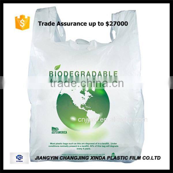 New style china factory plastic t shirt bags for shopping