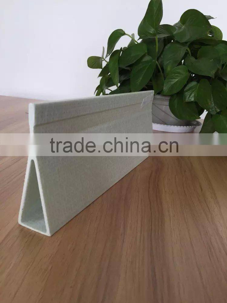 China 110mm triangular hollow fiberglass steel beam for pig/poultry/livestock farming equipment,farrowing crate slats for pig