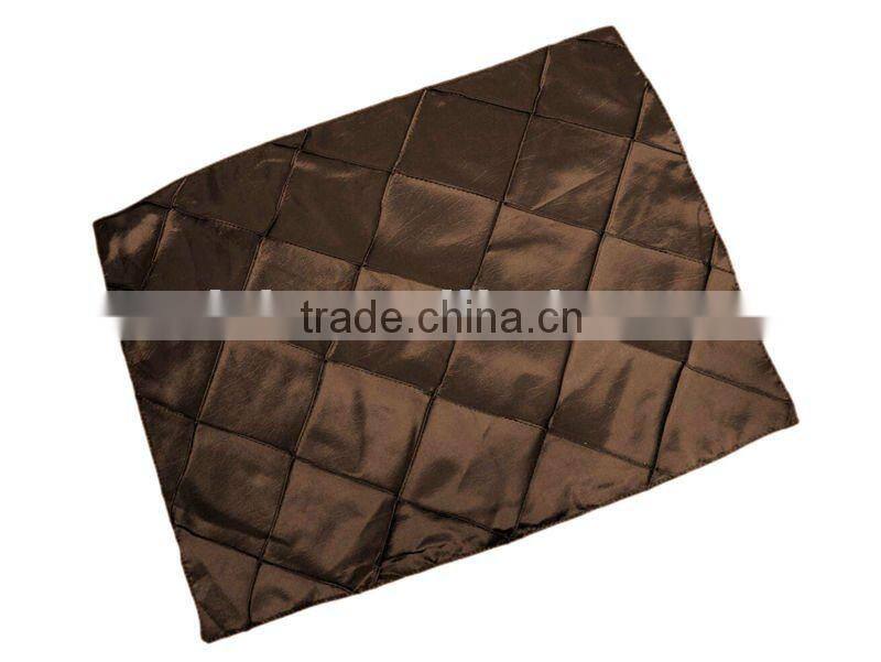 Pintuck table runner,table cloth,chair sash,placemat,napkin,table cover