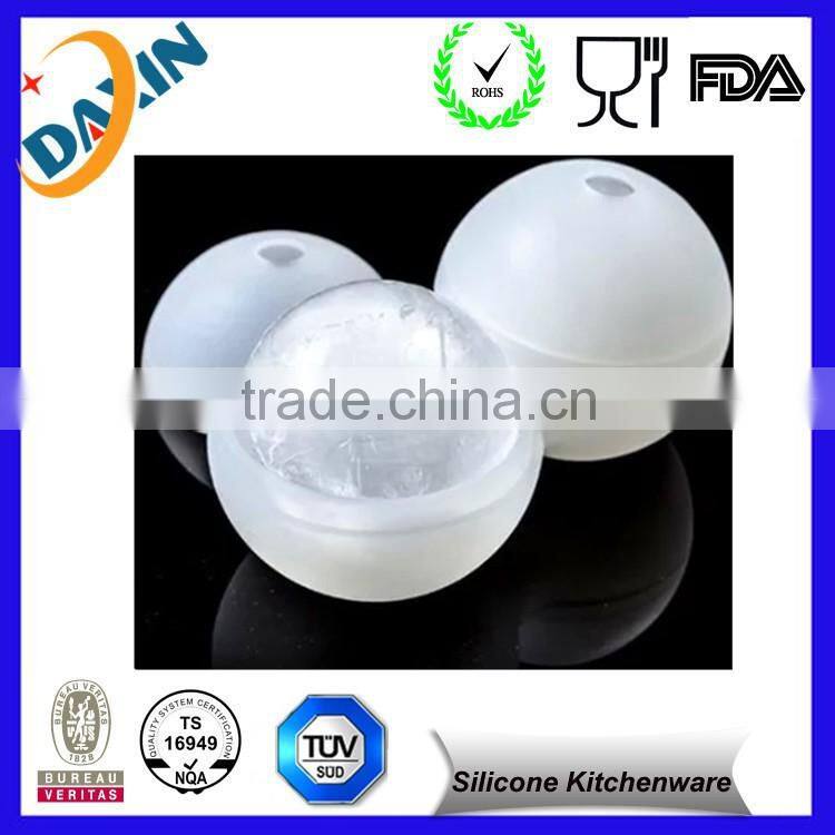 2016 cheapest round colorfast silicone ice ball