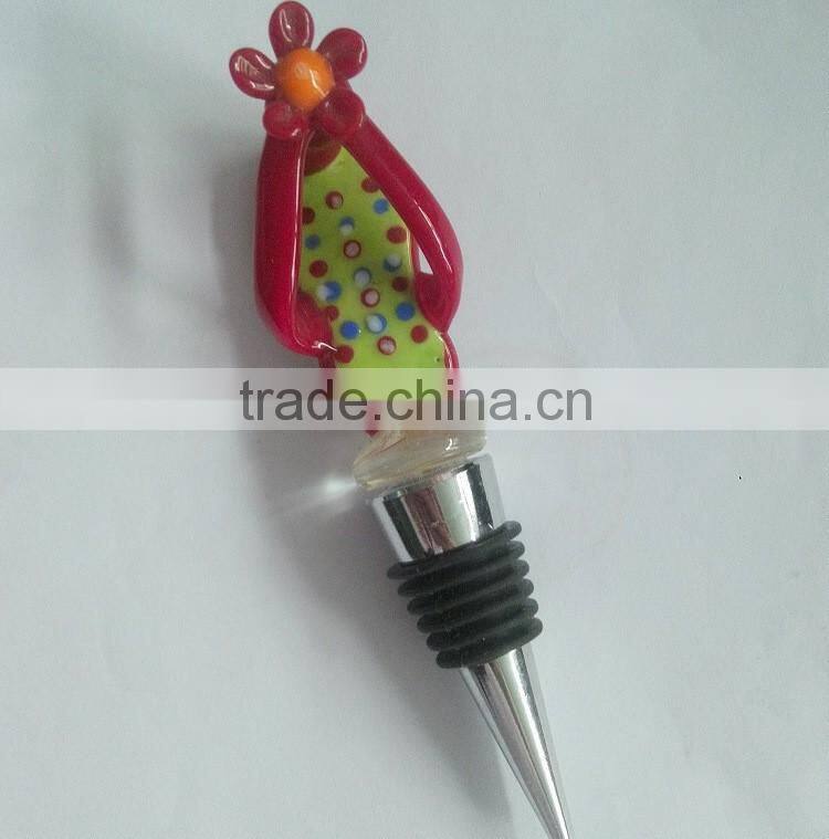 Popular flip flop shape Bottle Wine Stopper