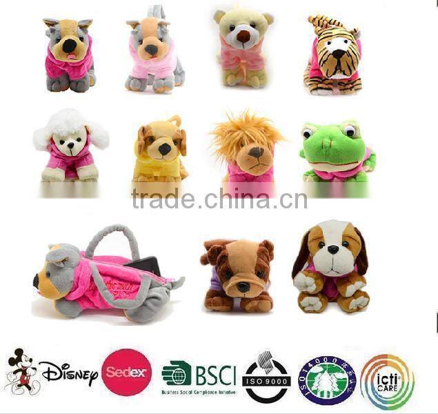 green plush toy frog with heart /plush toy frog with heart/Cute Cartoon Hats