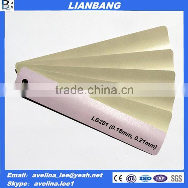 Pear Color of 25mm aluminum slats for venetian blind