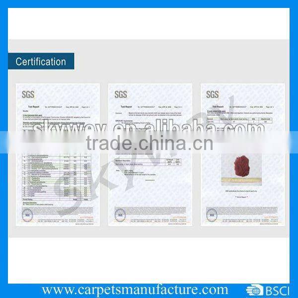 15mm thickness 100% imported polyester gold mines carpet