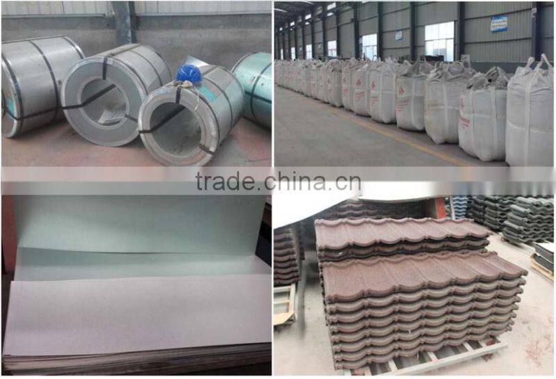 2015 Hot product corrugated aluminum roofing shingles ,stone coated metal roof tile