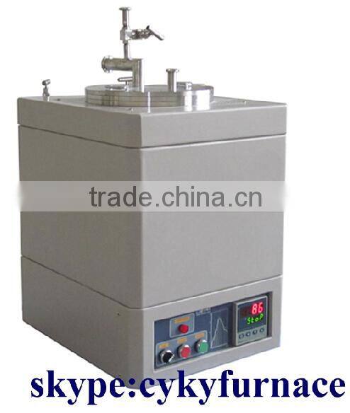 high temperature laboratory quartz crucible furnace / crucible melting furnace