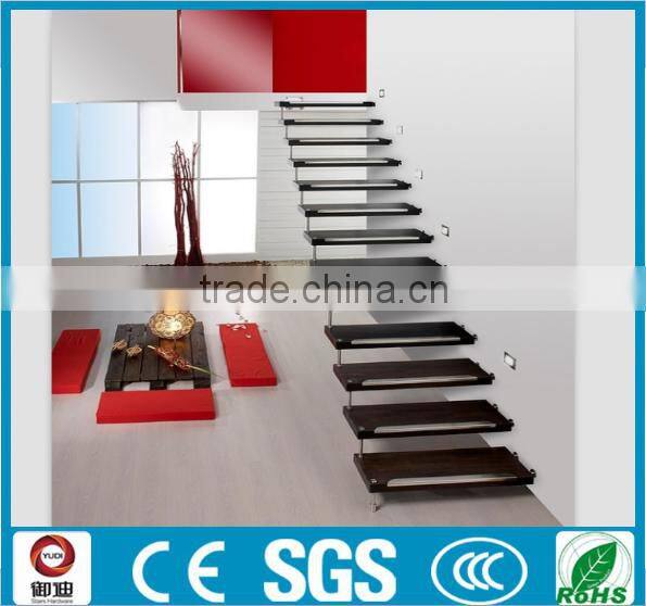 Customized wooden floating stairs/staircase/stair made in YUDI