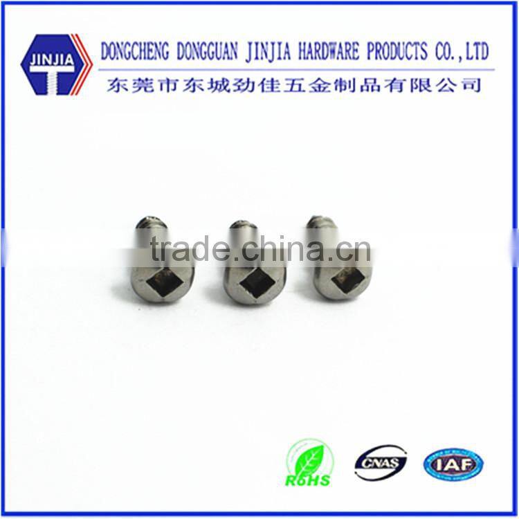 Square head customize stainless steel screw no.8x1/2''
