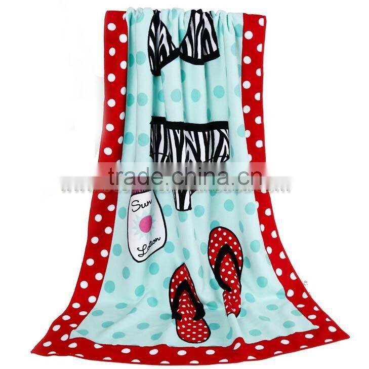 Custom Microfiber beach/bath/gym/travel Towel