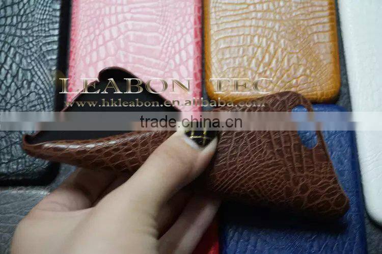 new For iPhone 6 Plus Crocodile Embossed Leather case, For iPhone 6 Plus Leather Case