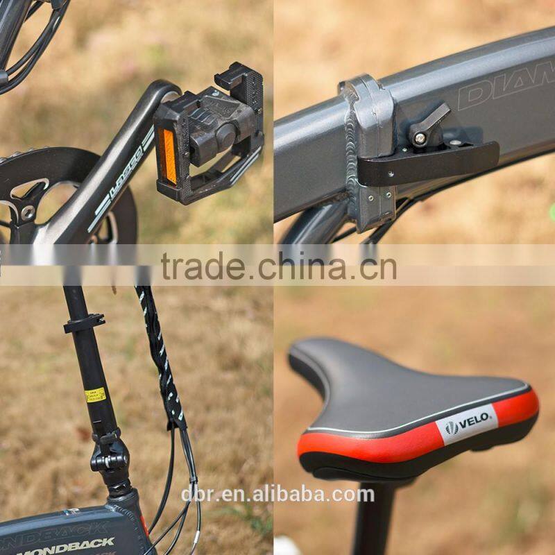 Diamondback electric folding bike(hidden battery) with 8fun rear motor