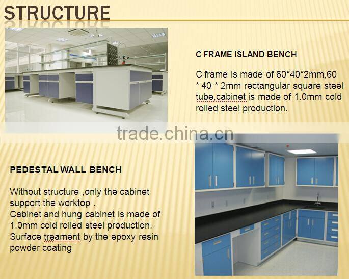 China furniture manufacturer C frame hospital research lab table