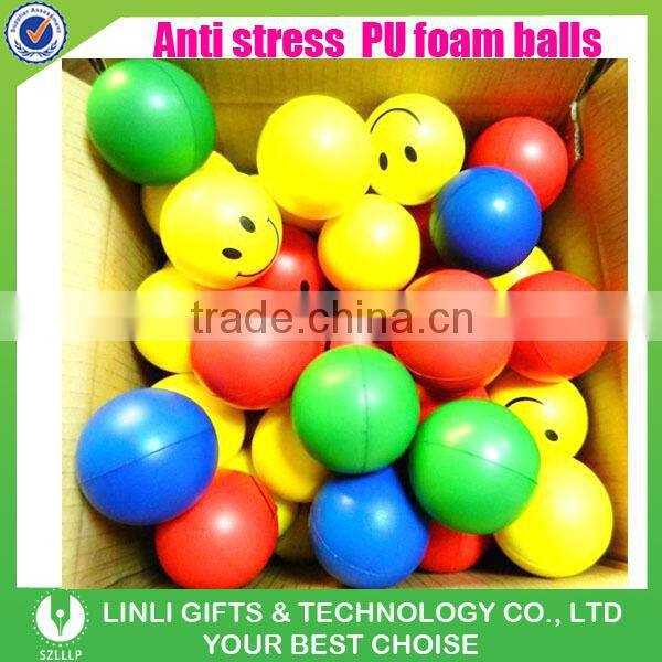 Colorful customized memory foam ball