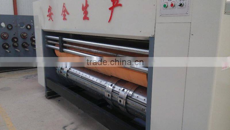 Best quality high speed corrugated carton printer slotter die cutter with stacker machine