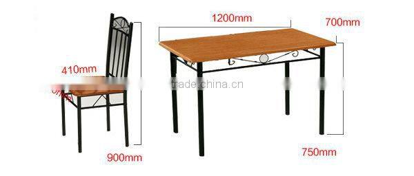 1202-17B 2013newest design Italy popular square indoor dining table