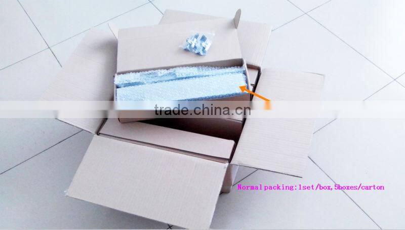 Soft closing galvanized steel telescopic furniture drawer rails