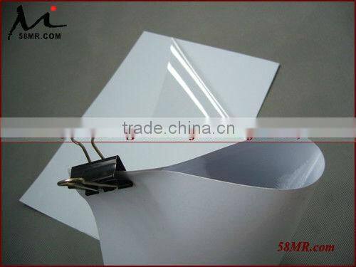 0.2MM-2.0MM Black and White Self-adhesive PVC for Photo Album Pages Sheets