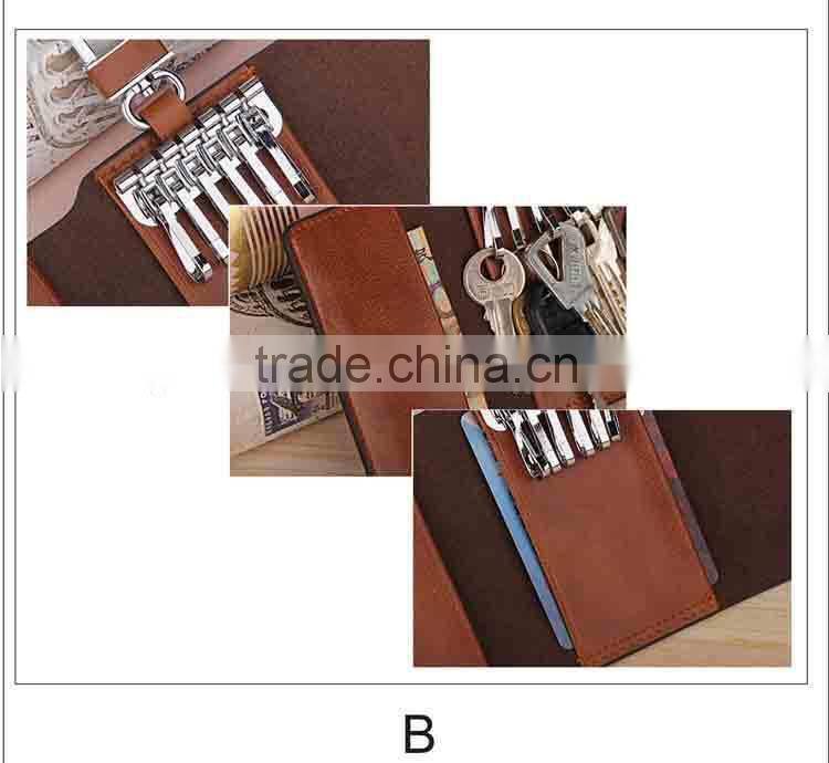keys holder,leather keys pouch,high quality,factory directly