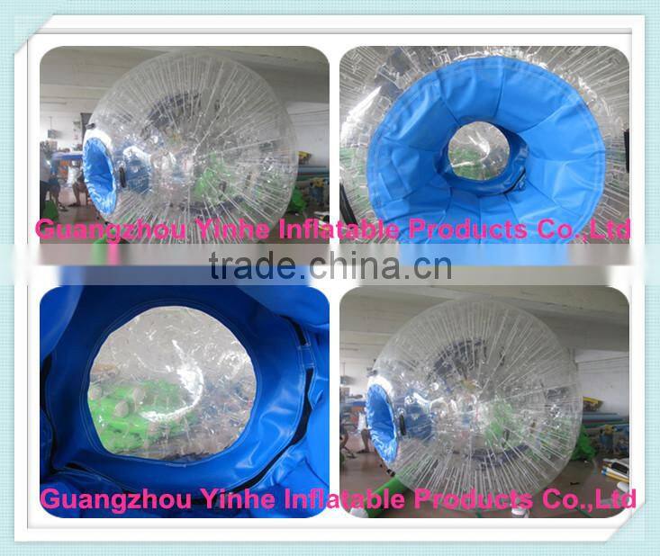 inflatable grass human zorb balls for zorb ramp