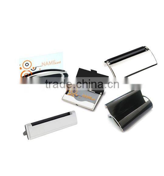 High quality black metal name card holder