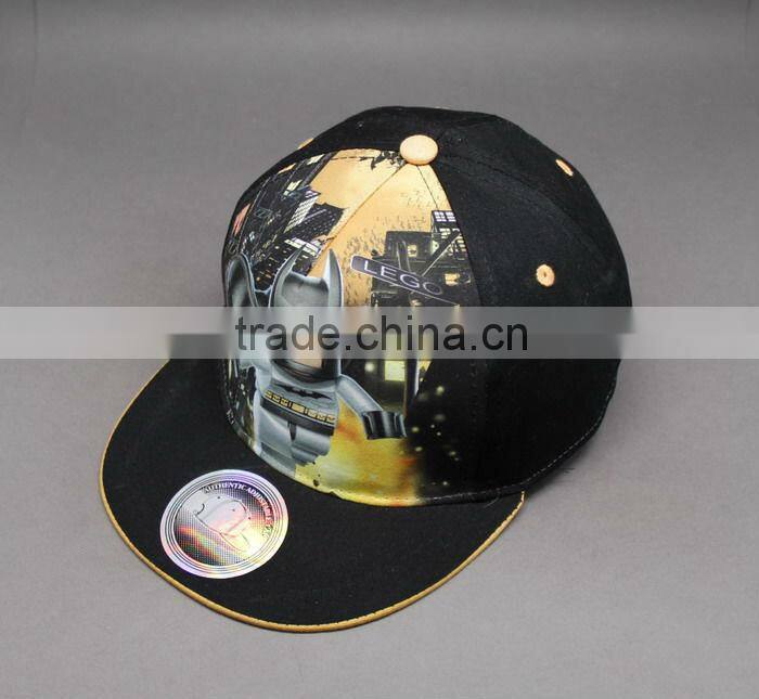 CHILDREN SNAPBACK CAP WITH SUBLIMATION PRINTING