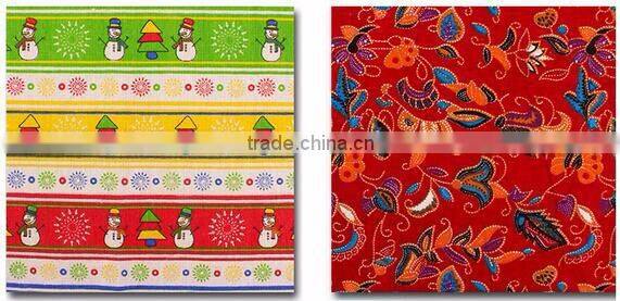 Cotton and linen cartoon printed fabrics