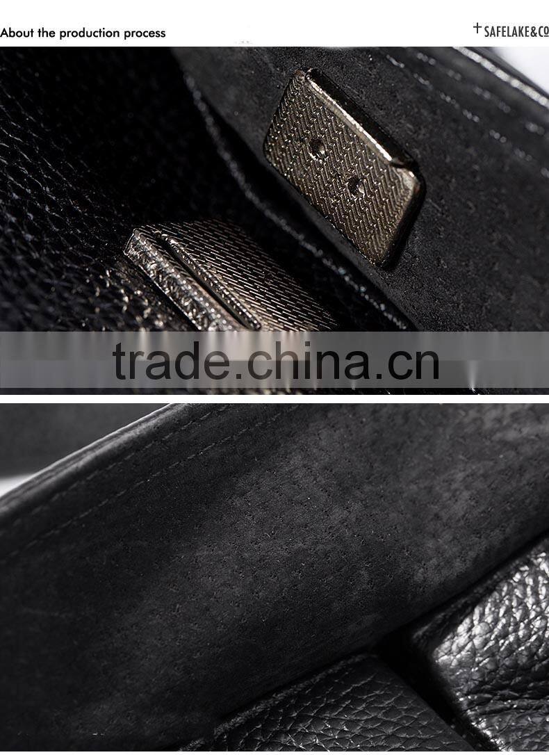 leather men's business handbags