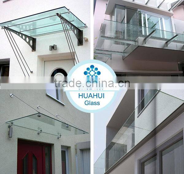 13.14mm glass canopy with ANSI Z97.1