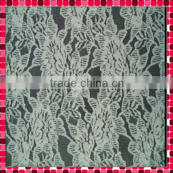 Cotton/Nylon lace fabric