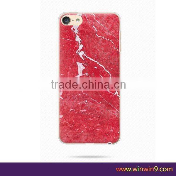 Popular style colorful printing marble phone case