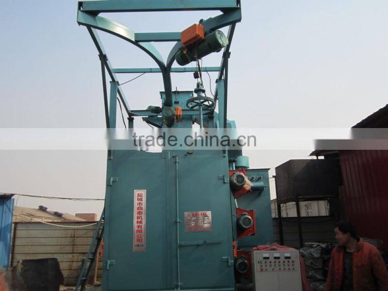 Q37 series hanger type shot blasting machine for frame rust removal