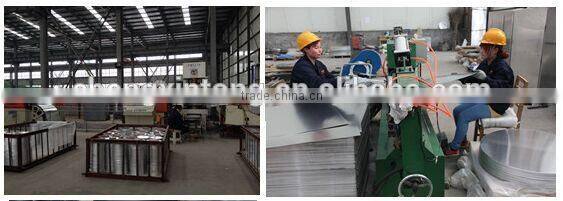 Excellent formability 1050 O H12 H14 H24 Aluminium circle sheet for pot
