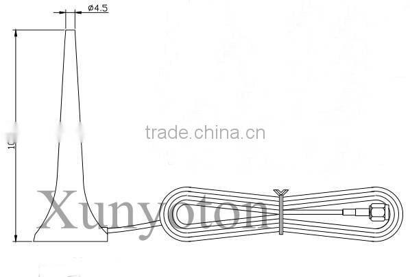 Factory Price GSM Magnetic Mount Antenna with Plastic Cover