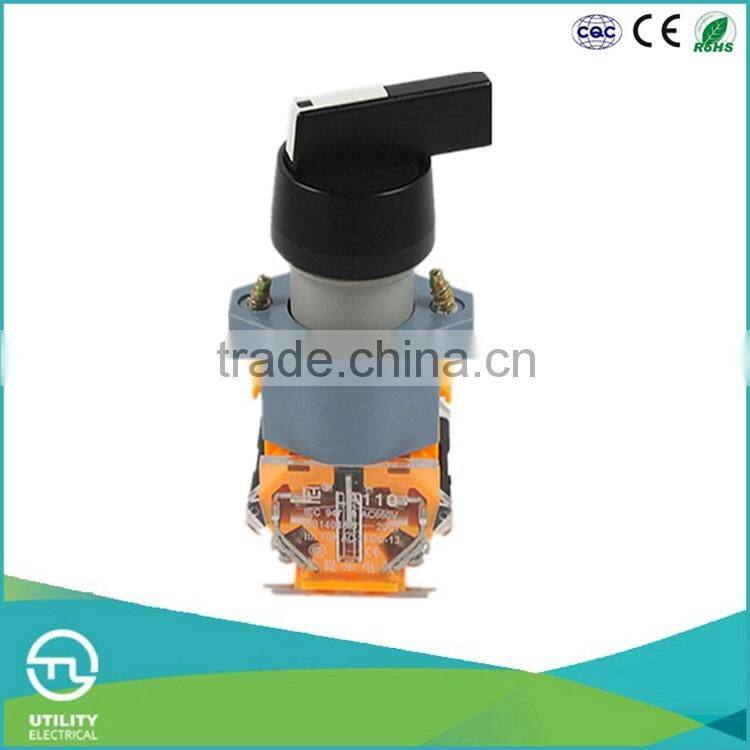 UTL Wholesale Long Handle Turn Switch Push Button Waterproof Pushbutton Switch