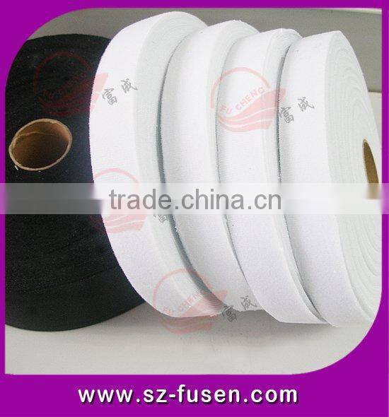 White/black Super soft loop smooth nylon fabric for baby