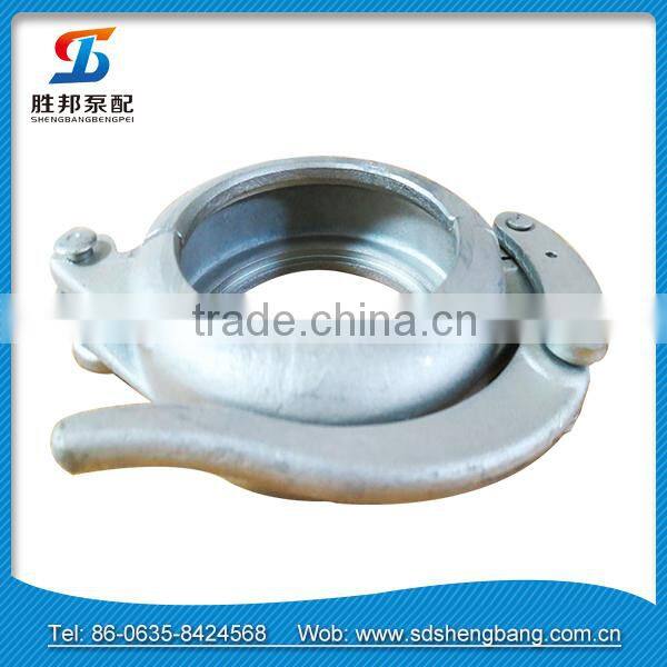 concrete pump pipe clamp rubber lined pipe clamp