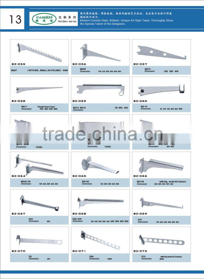 Wall mount metal bracket for wood