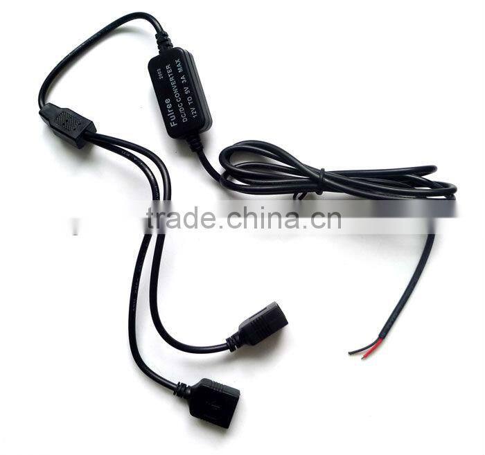 DC DC step down Converter Module 8-22V 9V 12V input, double 5V usb output